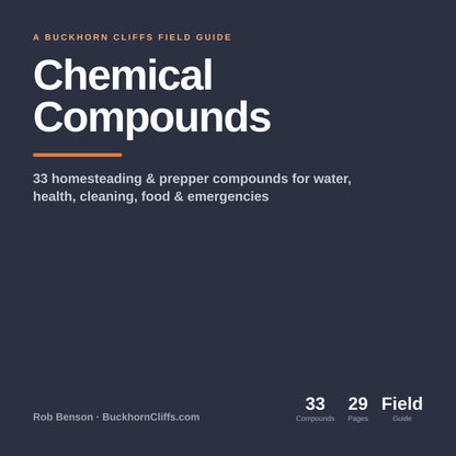 Chemical Compounds Field Guide - Digital PDF Download