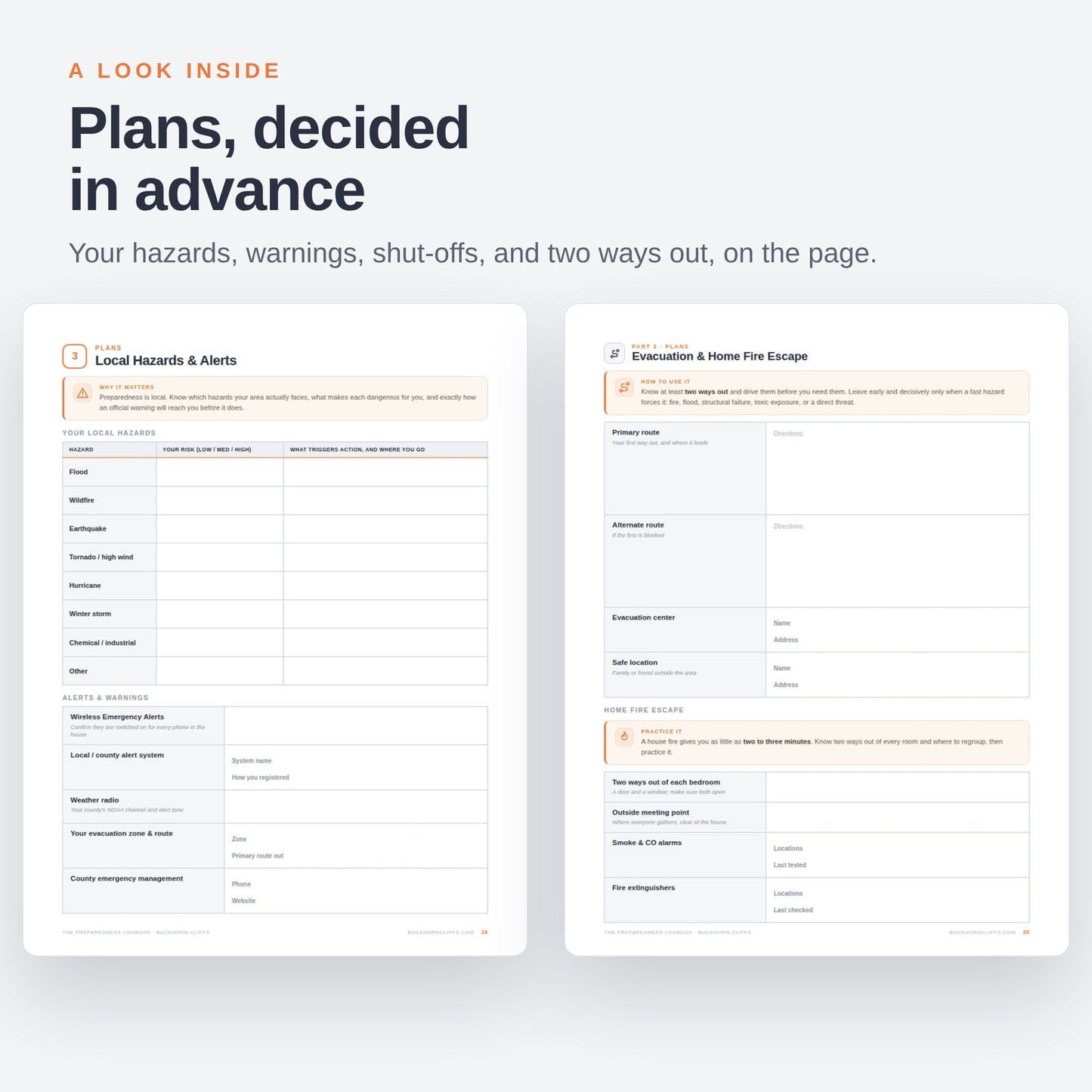 Preparedness Logbook - Digital PDF Download