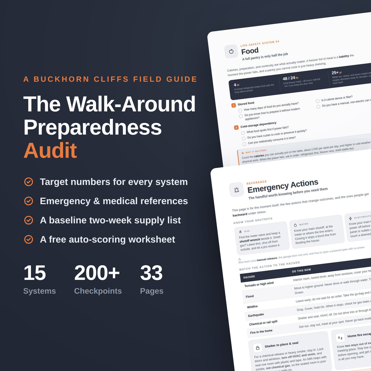 Walk-Around Preparedness Audit - Digital PDF Download