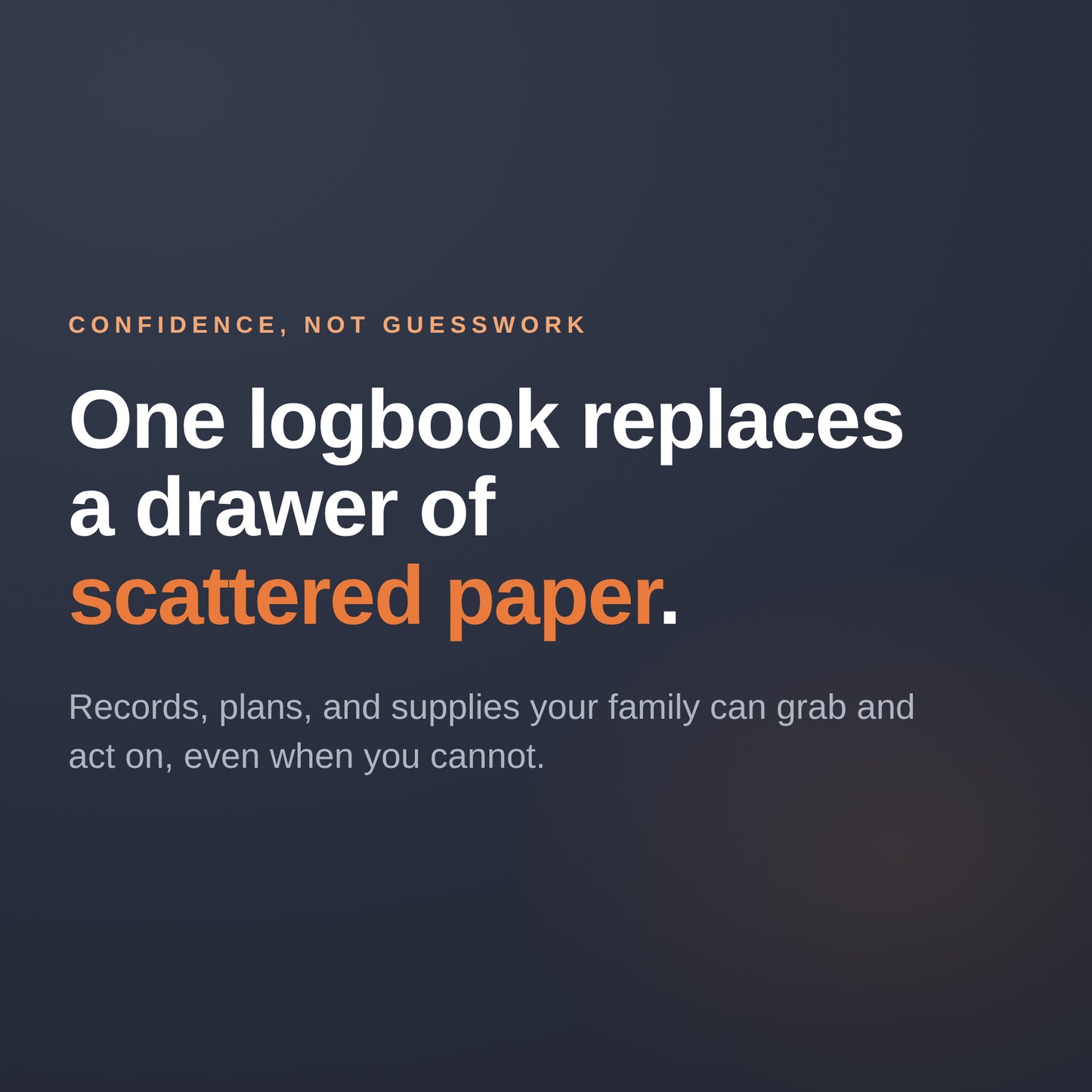 Preparedness Logbook - Digital PDF Download
