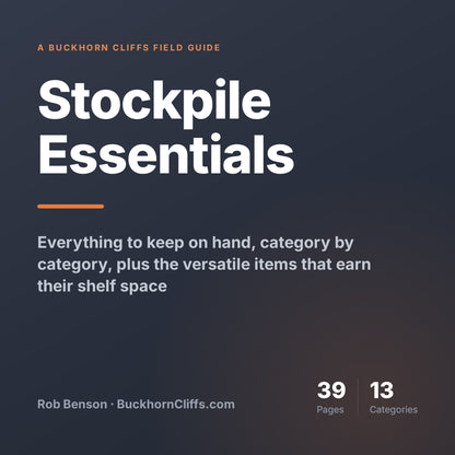 Stockpile Essentials Field Guide – Digital PDF Download