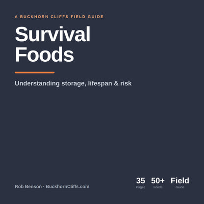 Survival Foods Field Guide - Digital PDF Download