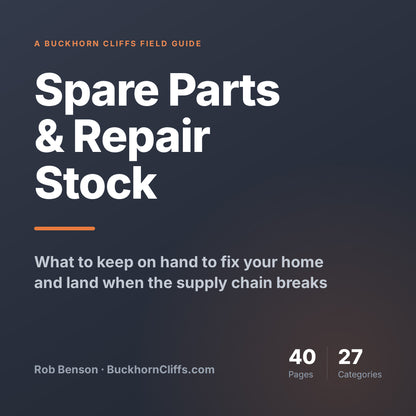 Spare Parts & Repair Stock Field Guide - Digital PDF Download
